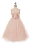 Girls Communion & Flower Girl Dress with Bow