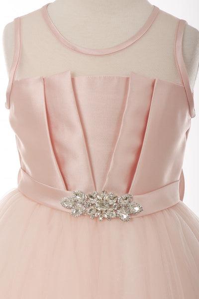 Girls Communion & Flower Girl Dress with Bow