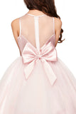 Girls Communion & Flower Girl Dress with Bow