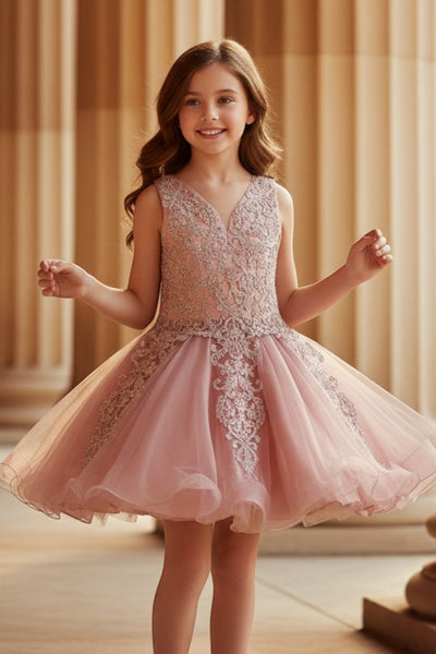 Girls Pageant Dress Budget Friendly Party Dress Blush Collection