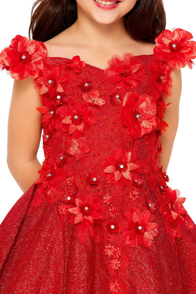 Floral Embellished Party Dress – Perfect for Special Occasions