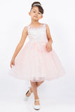 Elegant Blush Pink Flower Girl Dress – Birthday & Party Ready