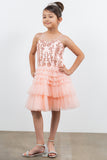 Blush Princess Layered Party Dress – Perfect for Birthdays & Pageants