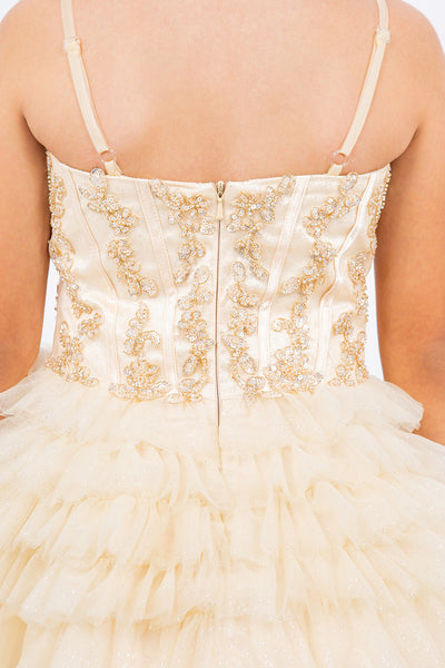 Blush Princess Layered Party Dress – Perfect for Birthdays & Pageants