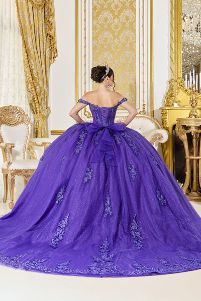 Queen Collection Purple Quinceañera Ball Gown
