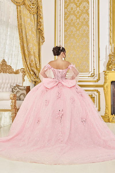 Luxury Blush Quinceañera & Sweet 16 Gown | Queen Collection