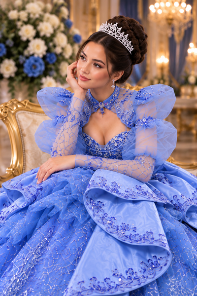 Luxury Quinceañera Sweet 16 Ball Gown | Queen Collection