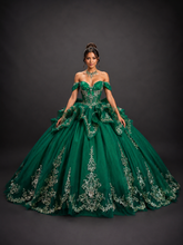 Regal Couture Quinceañera Ball Gown with Sweeping Train