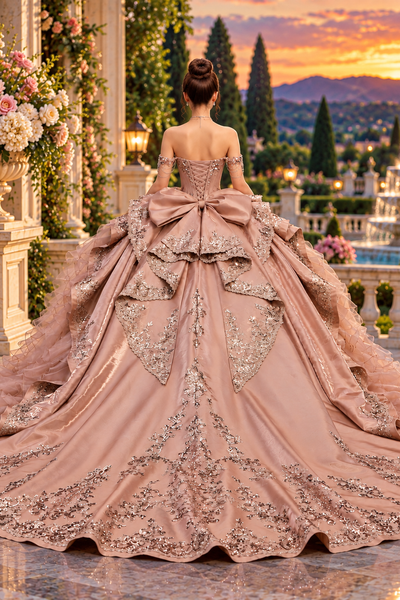 Cressida Luxury Quinceañera Ball Gown | Queen Collection