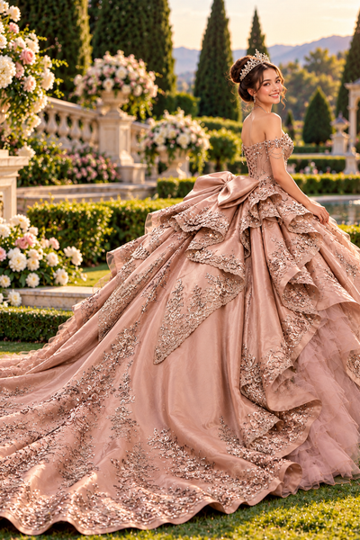 Cressida Luxury Quinceañera Ball Gown | Queen Collection