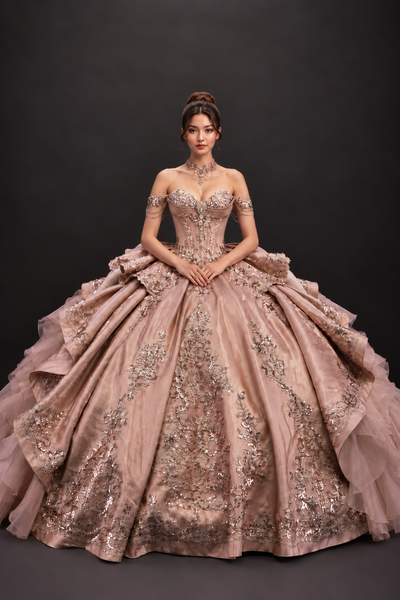 Cressida Luxury Quinceañera Ball Gown | Queen Collection