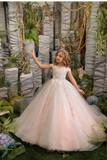 Maribella Fleur Girls Pastel Couture Pageant Special Occasion Gown