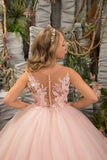 Primrose Étoile Gown – Pink Couture Flower Girl & Pageant Dress