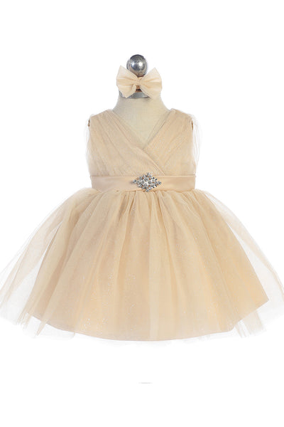 Sapphire Belle Glitter Tulle Dress for Girls