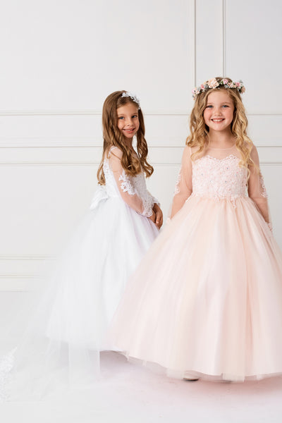 The Ivy Girls Dress | Blush Kids Luxury Couture