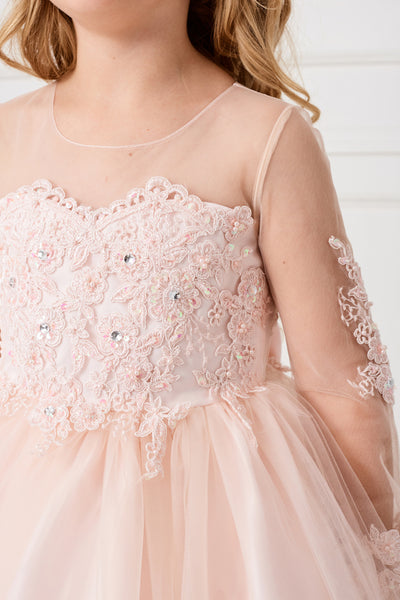 The Ivy Girls Dress | Blush Kids Luxury Couture