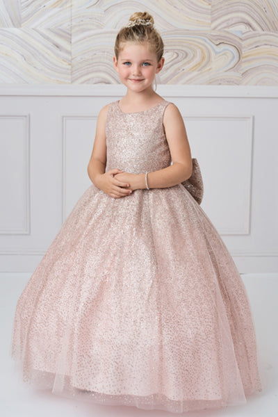 Aurora Girls Glitter Tulle Dress