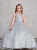 Stunning Girls Winner Glitter Pageant Dress With Train