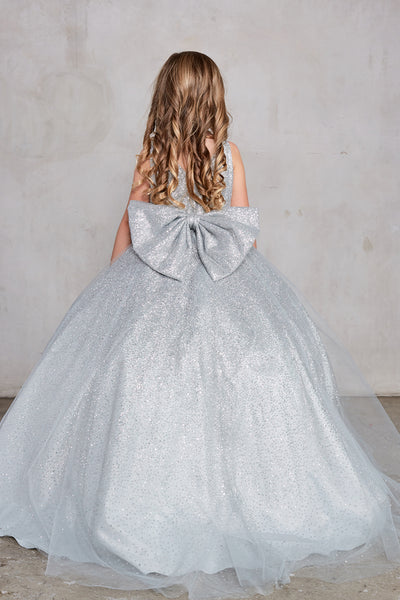 Stunning Girls Winner Glitter Pageant Dress With Train
