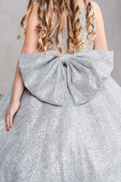 Aurora Girls Glitter Tulle Dress