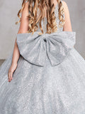 Stunning Girls Winner Glitter Pageant Dress With Train