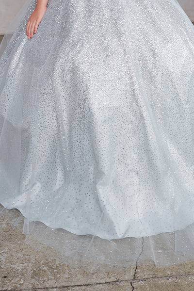 Stunning Girls Winner Glitter Pageant Dress With Train