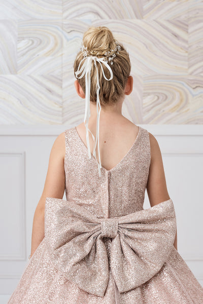 Stunning Girls Winner Glitter Pageant Dress With Train