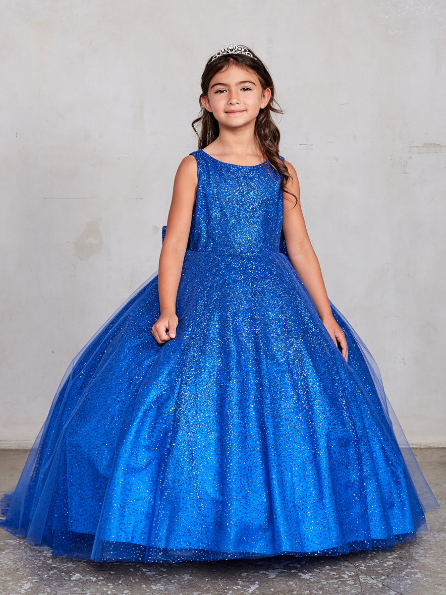 Stunning Girls Winner Glitter Pageant Dress With Train