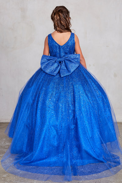 Stunning Girls Winner Glitter Pageant Dress With Train