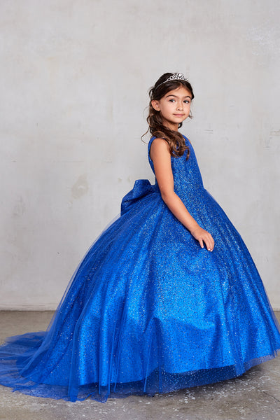 Stunning Girls Winner Glitter Pageant Dress With Train