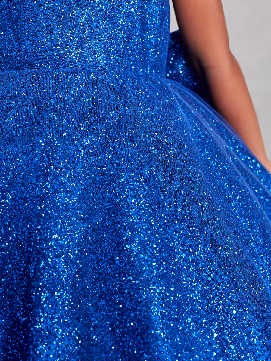 Stunning Girls Winner Glitter Pageant Dress With Train