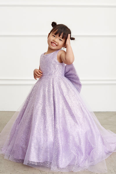 Liliana Glitter Tulle Dress for Girls | Blush Kids
