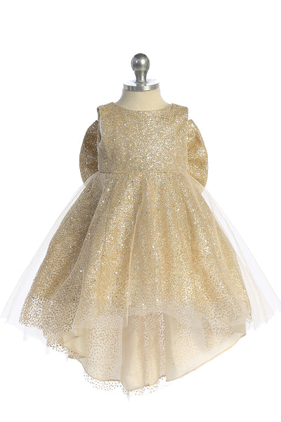 Julia Glitter Tulle Hi Lo Baby Pageant Party Dress