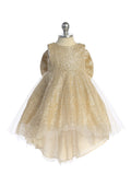 Julia Glitter Tulle Hi Lo Baby Pageant Party Dress