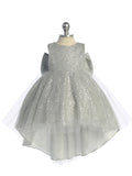 Julia Glitter Tulle Hi Lo Baby Pageant Party Dress