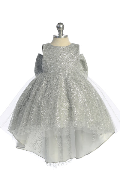 Julia Glitter Tulle Hi Lo Baby Pageant Party Dress