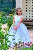 Wedding Party Flower Girl Purple Satin Tulle Communion Pageant Gown