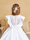 The Paige Beautiful Satin Girls Communion Dress