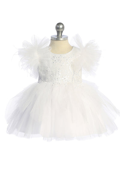 Marianna Baby Girl Glitter Tulle Party Pageant Dress