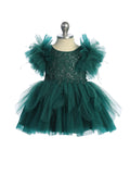 Marianna Baby Girl Glitter Tulle Party Pageant Dress