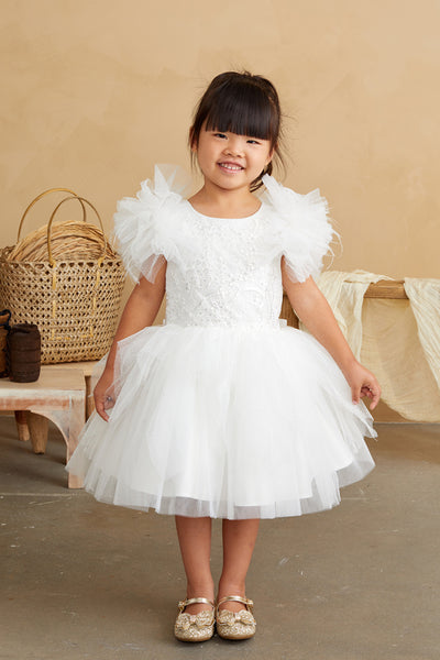 Marianna Girls Glitter Tulle Party Pageant Dress