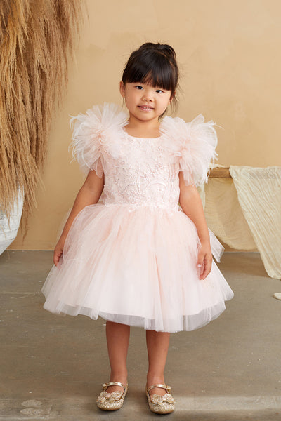 Marianna Girls Glitter Tulle Party Pageant Dress