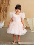 Marianna Girls Glitter Tulle Party Pageant Dress