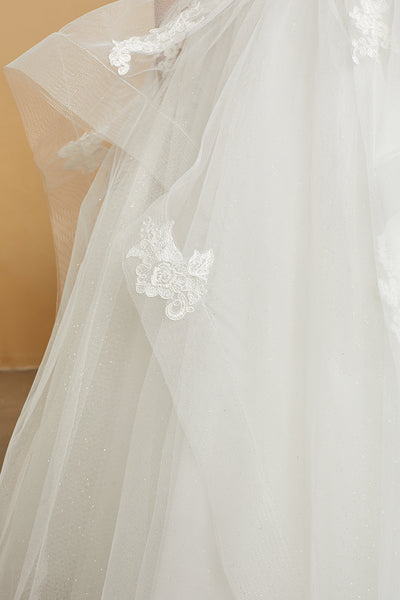 Girls Beautiful Lace illusion Tulle Flower Girl Wedding Party Communion Dress
