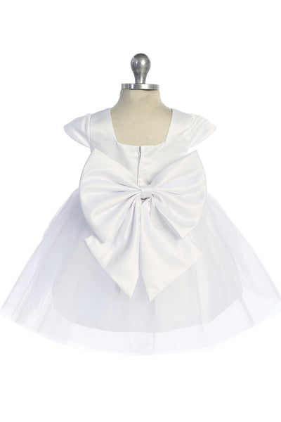 Lia Baby Girls Satin Tulle Party Dress | Blush Kids