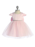 Lia Baby Girls Satin Tulle Party Dress | Blush Kids