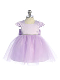 Lia Baby Girls Satin Tulle Party Dress | Blush Kids