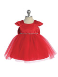 Lia Baby Girls Satin Tulle Party Dress | Blush Kids