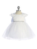 Lia Baby Girls Satin Tulle Party Dress | Blush Kids
