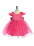 Lia Baby Girls Satin Tulle Party Dress | Blush Kids